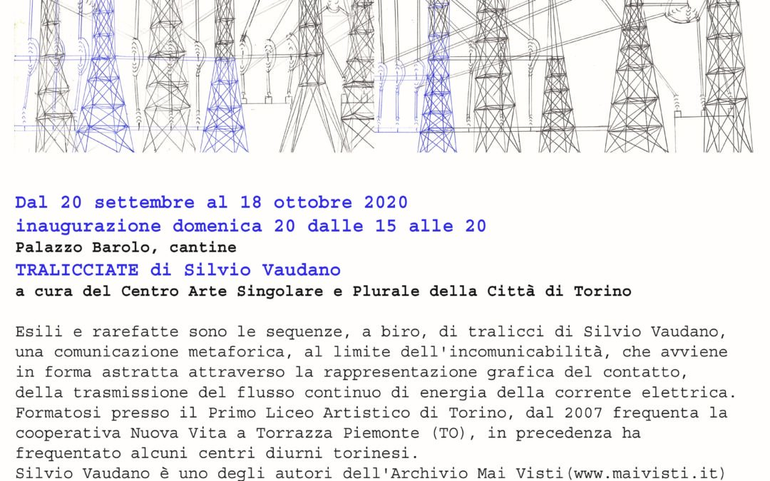 La mostra TRALICCIATE di Silvio Vaudano