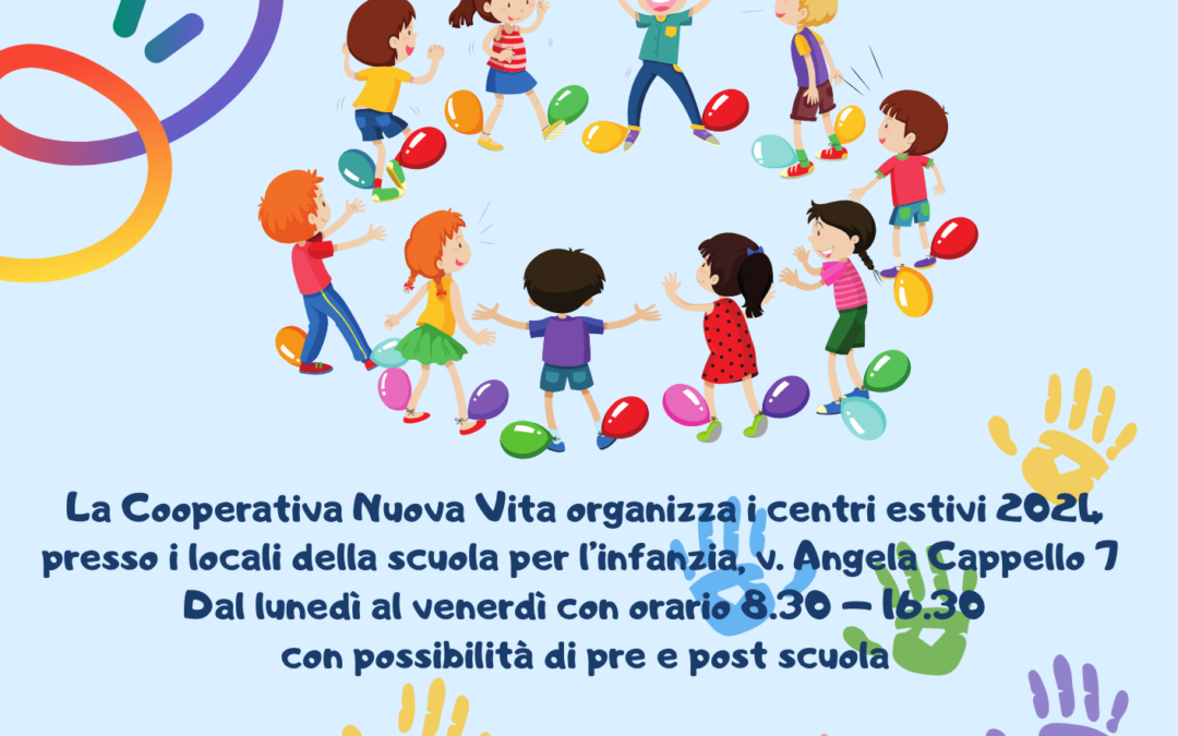 Centro Estivo 2024 – Asilo Nido – Torrazza Piemonte