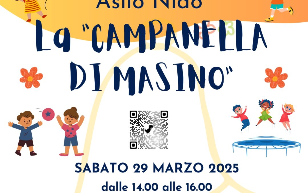 OPEN DAY – Asilo Nido – Nole Canavese – 29 Marzo 2025
