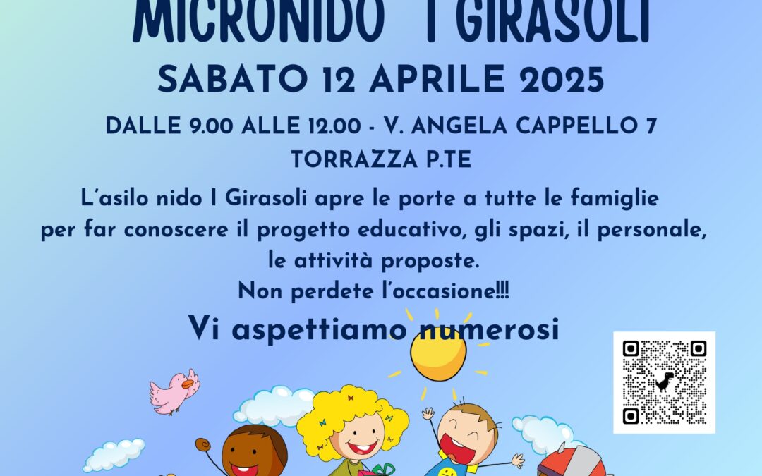 OPEN DAY – Asilo Nido – Torrazza Piemonte – 12 Aprile 2025