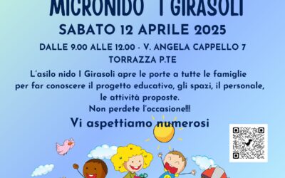 OPEN DAY – Asilo Nido – Torrazza Piemonte – 12 Aprile 2025