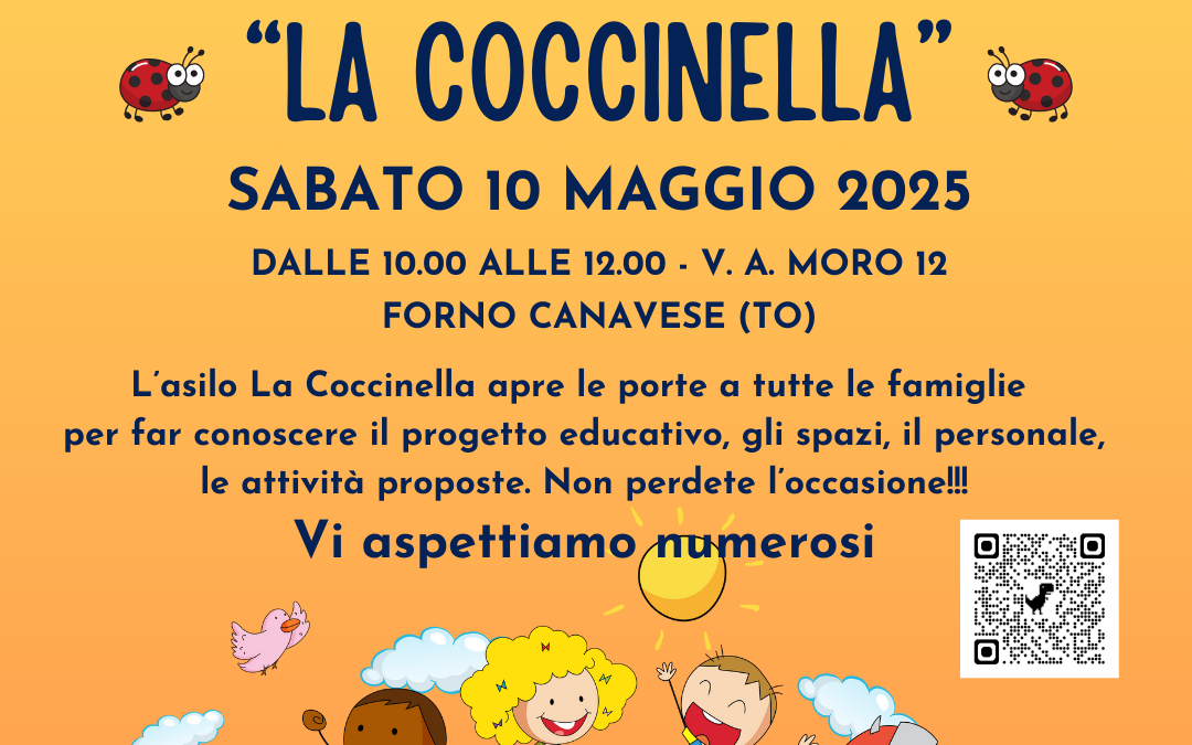 OPEN DAY – Asilo Nido – Forno Canavese – 10 Maggio 2025