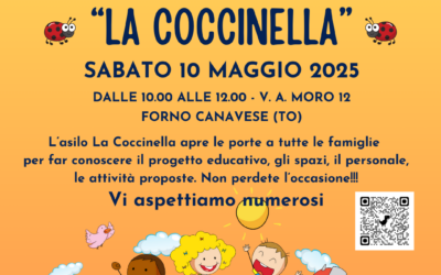 OPEN DAY – Asilo Nido – Forno Canavese – 10 Maggio 2025