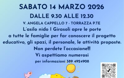 OPEN DAY – Asilo Nido – Torrazza Piemonte – 14 Marzo 2026